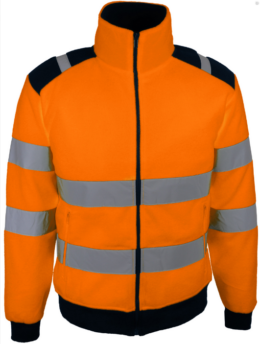 VESTE POLAIRE HAUTE-VISIBILITÉ